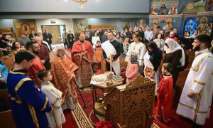 Svečanost u Hramu Svetog velikomučenika Dimitrija: Dan Republike proslavljen i u Ohaju FOTO