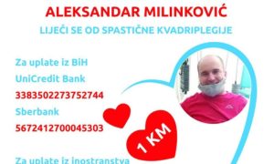 Apel za pomoć: Pokrenuta akcija za prikupljanje sredstava Aleksandru Milinkoviću