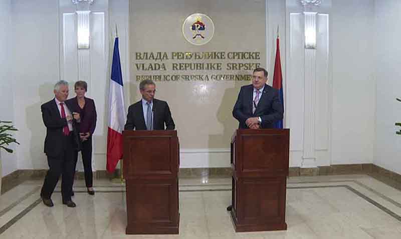 Dodik sa delegacijom Francuske: Svaki narod mora da brani i odbrani svoj identite