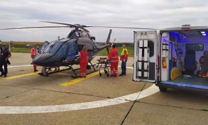 Helikopterski servis pomaže: Trudnica iz Bijeljine transportovana u UKC Srpske