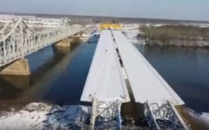 Završeni najteži radovi na mostu kod Sremske Rače između Srbije i BiH