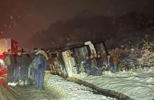 Saobraćajna nesreća kod Kruševca: Prevrnuo se autobus pun putnika