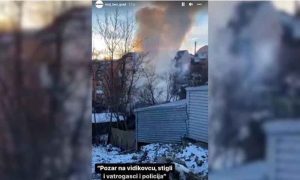 Stravičan požar! Vatrogasci ispred kuće koja je gorjela zatekli osobu sa opekotinama