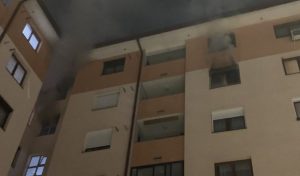 Požar u stambenoj zgradi u Istočnom Sarajevu