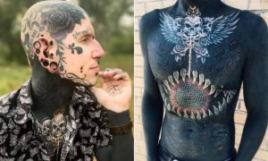 Neobičan čovjek: Dao veliki novac da gotovo čitavo tijelo prekrije tetovažama VIDEO