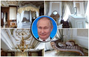 Zlato, baldahini, fontane i kič: Evo kako izgleda unutrašnjost Putinove vile FOTO