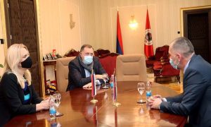 Dodik i Cvijanovićeva na sastanku sa Vujićem: Veze Srpske i Srbije na izuzetno visokom nivou