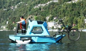 Tri u jedan: Specijalno vozilo – bicikl koji se pretvara u čamac i kamper VIDEO