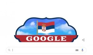 U bojama srpske trobojke: Gugl u znaku Dana državnosti Srbije