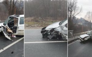 Sudar tri vozila, četvoro povrijeđeno! Teška nesreća obustavila saobraćaj u ovom dijelu BiH