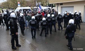 Veliki broj osoba priveden: Spriječen protest kamiondžija u Belgiji