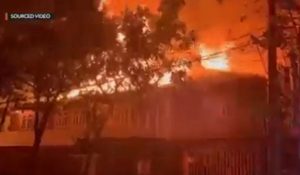 Veliki požar u ruskoj Ambasadi u Manili VIDEO