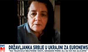 Drama tokom uključenja Srpkinje iz Ukrajine: Pao je helikopter, moram da prekinem