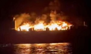 Drama u Grčkoj: Na trajektu sa 288 ljudi izbio požar VIDEO