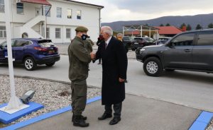 Borelj u posjeti bazi EUFOR-a u Butmiru: Cilj misije osiguranje stabilnosti u BiH