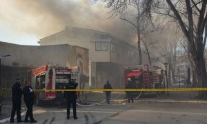 Veliki požar u Doboju: Planula vatra u prostorijama preduzeća VIDEO
