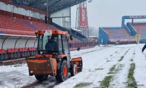 Snijeg pravi probleme: U Borcu tvrde da će meč sa Veležom biti odigran