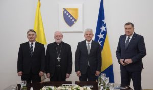Članovi Predsjedništva sa Galagerom: Vatikan zainteresovan za prilike u BiH
