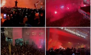 Amsterdam živi za fudbal: Hiljade navijača napravili šou pred meč Lige šampiona VIDEO