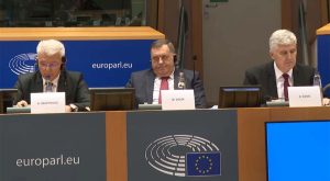 Dodik u EU parlamentu: Borite se protiv muslimanske države, zašto nas gurate u to