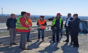 Mitrović posjetio gradilište: Srpska do kraja maja završava radove na mostu u Gradišci FOTO