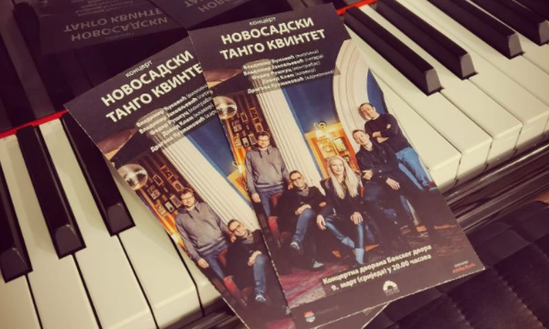Banski dvor: Koncert renomiranog Novosadskog tango kvinteta