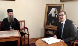 Vučić se sastao sa patrijarhom Porfirijem: Predočena inicijativa u vezi sa podrškom izbjeglicama iz Ukrajine