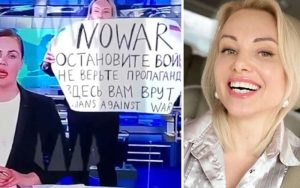 Prekinula vijesti antiratnom porukom: Ruska novinarka kažnjena na sudu VIDEO