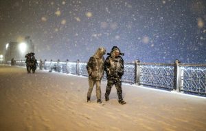 Istanbul okovan snijegom VIDEO
