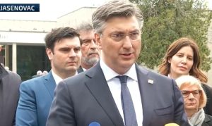 Plenković u Jasenovcu: Žao nam je svih koji su ovdje poginuli