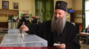 Izbori u Srbiji: Patrijarh Porfirije glasao u Beogradu