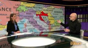 Šok za tamošnju javnost: Hrvatski RTL emitovao kartu sa Kosovom u sastavu Srbije