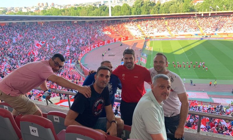 Zvezda na Marakani ima podršku i košarkaša: Crveno-bijeli bodre fudbalere