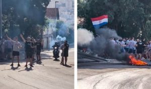 Palež i nacistički pozdravi: Evo kako maturanti u Dubrovniku “slave” kraj škole VIDEO
