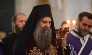 Patrijarh srpski Porfirije u Generalštabu: Liturgija i besjeda povodom slave Vojske Srbije