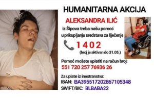 Godinama se bori s opakom bolešću: Pomozimo da Šipovljanka Aleksandra Ilić stane na noge
