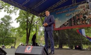 Dodik u Krušedolu: Srpski narod će uvijek stati pred onoga ko ugrozi njegovu slobodu