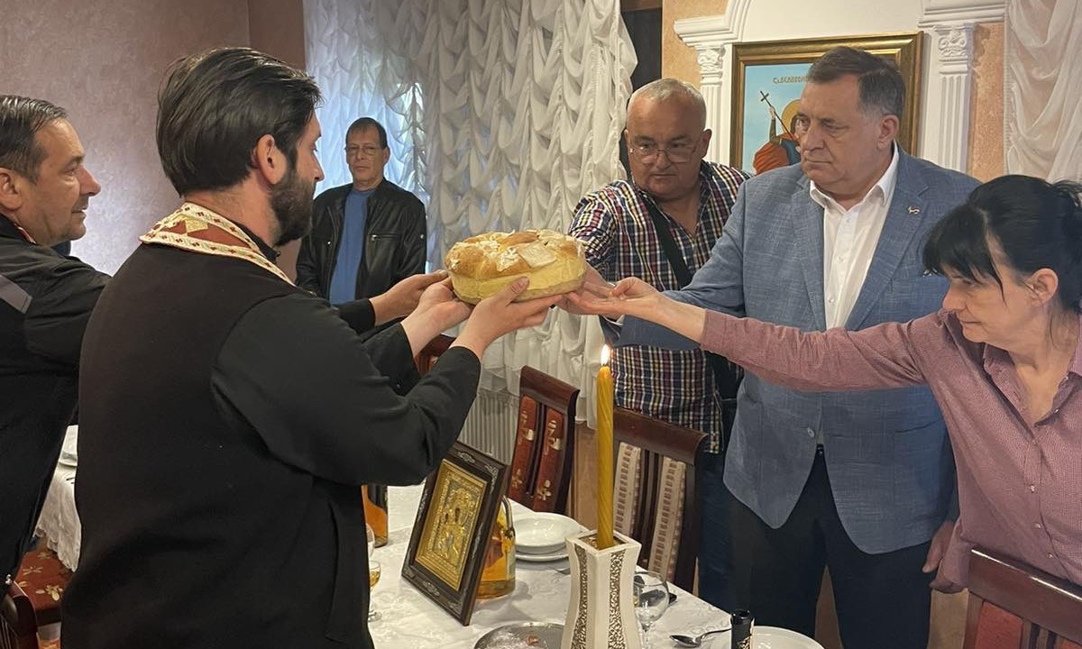 Dodikovi slave Đurđevdan: Zbog nove unuke, veselje još veće FOTO/VIDEO