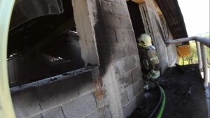 Prijedorski vatrogasci ugasili požar: Gorio pogon za proizvodnju peleta