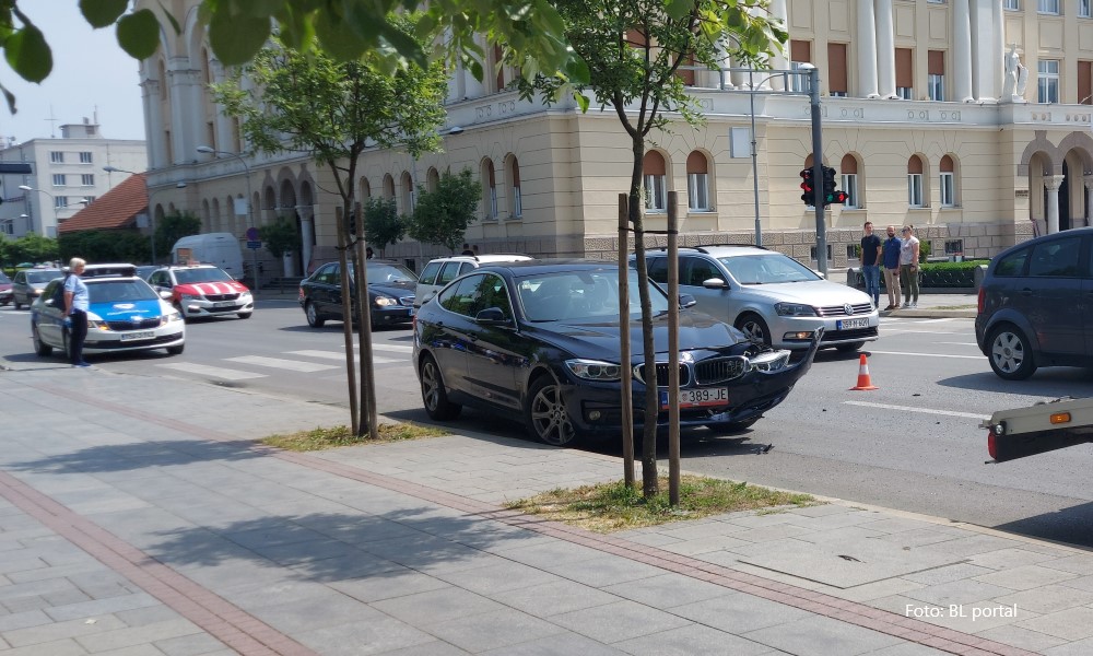 Intervenisala Hitna pomoć: Saobraćajka u centru Banjaluke