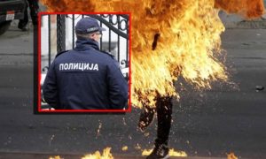 Strašna scena u Beogradu: Muškarac se polio benzinom i zapalio