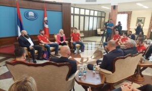 Razgovor za šampionima: Rukometaši Borca na prijemu kod predsjednice Srpske