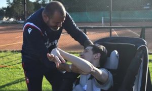 Više od fudbala: Stanković i Katai obradovali dječaka VIDEO