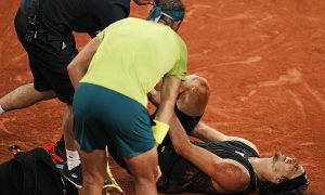 Nadal se oglasio o užasnoj povredi Zvereva: Nadam se da ništa nije slomljeno