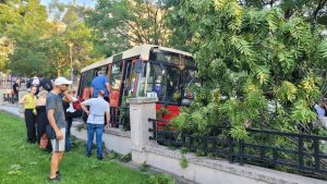 Autobusu otkazale kočnice: Putnici vrištali od straha