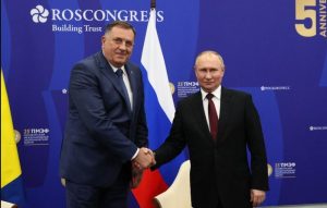 Dodik pred sastanak sa Putinom: Prenijeću mu da je Dejtonski sporazum urušen
