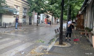Nevrijeme u Mostaru: Kiša i vjetar nosili sve pred sobom VIDEO