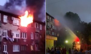 Vatrogasci se skoro tri sata borili sa požarom: Pričinjena velika materijalna šteta, nije bilo povrijeđenih