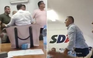 Posvađali se zbog izbora: Sukob u prostorijama SDA VIDEO