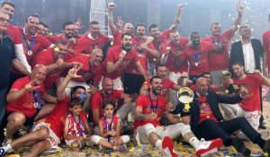 Košarkaši Crvene zvezde osvojili titulu šampiona Srbije